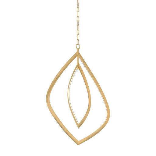 Arles 2-Light Large Pendant in Vintage Brass
