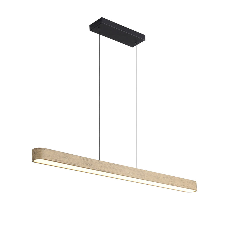 Silva Linear Pendant in Driftwood