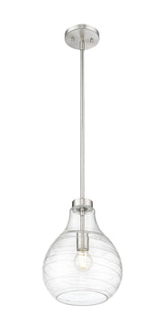 Bon Air 1 Light 10" Pendant in Brushed Nickel