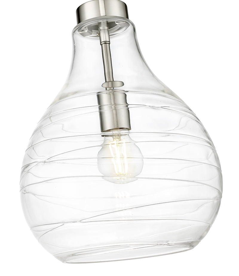 Bon Air 1 Light 10" Pendant in Brushed Nickel