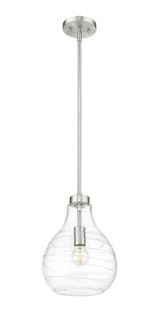 Bon Air 1 Light 10" Pendant in Brushed Nickel