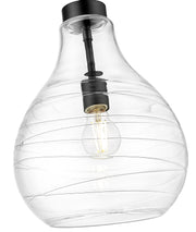 Bon Air 1 Light 10" Pendant in Matte Black