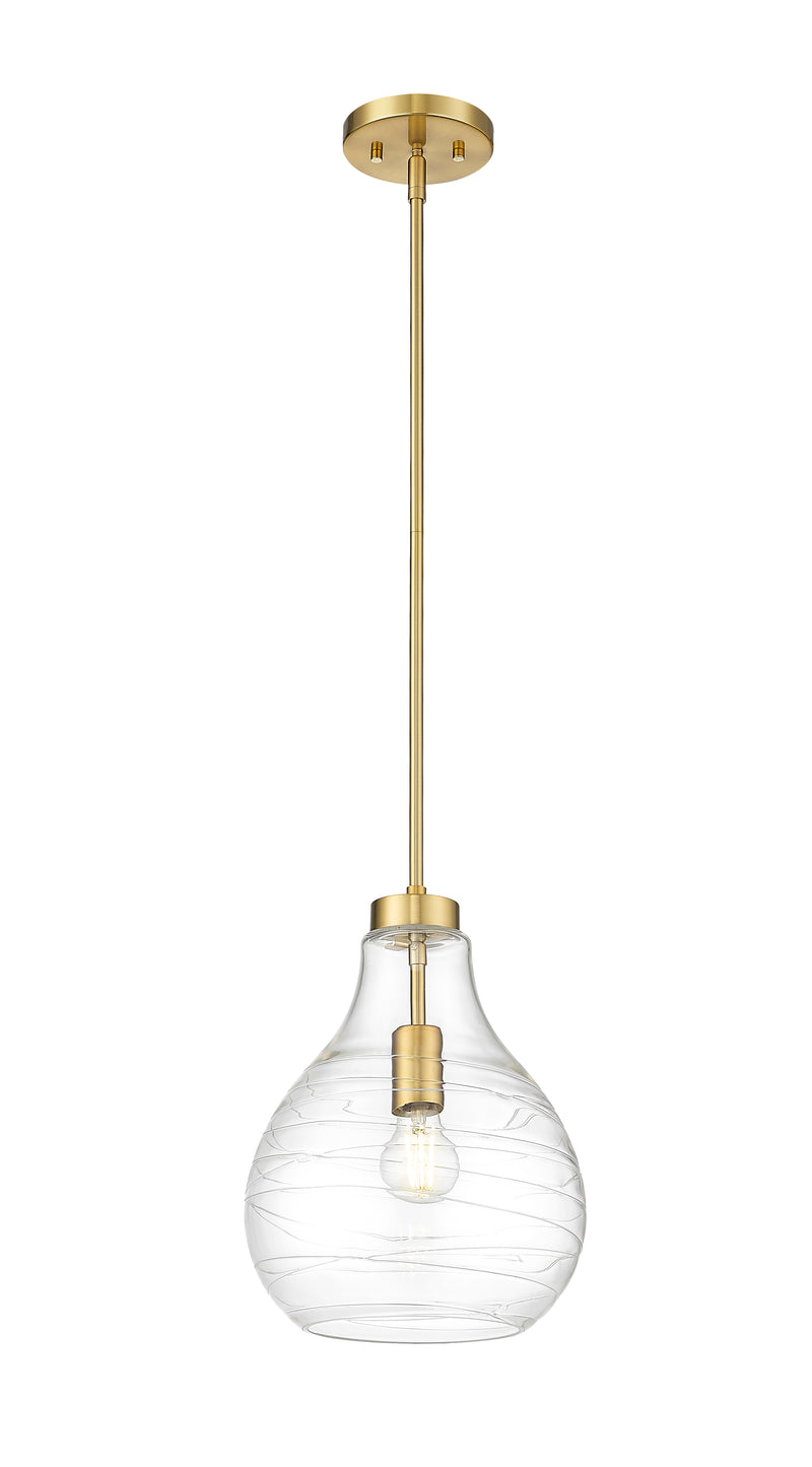 Bon Air 1 Light 10" Pendant in Modern Gold