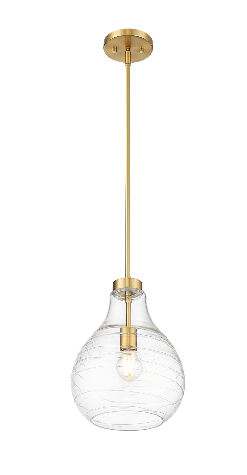 Bon Air 1 Light 10" Pendant in Modern Gold