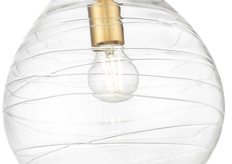 Bon Air 1 Light 10" Pendant in Modern Gold