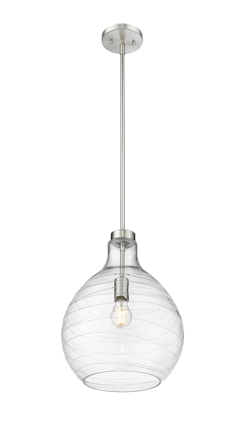 Bon Air 1 Light 13" Pendant in Brushed Nickel