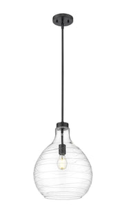Bon Air 1 Light 13" Pendant in Matte Black