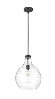 Bon Air 1 Light 13" Pendant in Matte Black