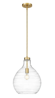 Bon Air 1 Light 13" Pendant in Modern Gold