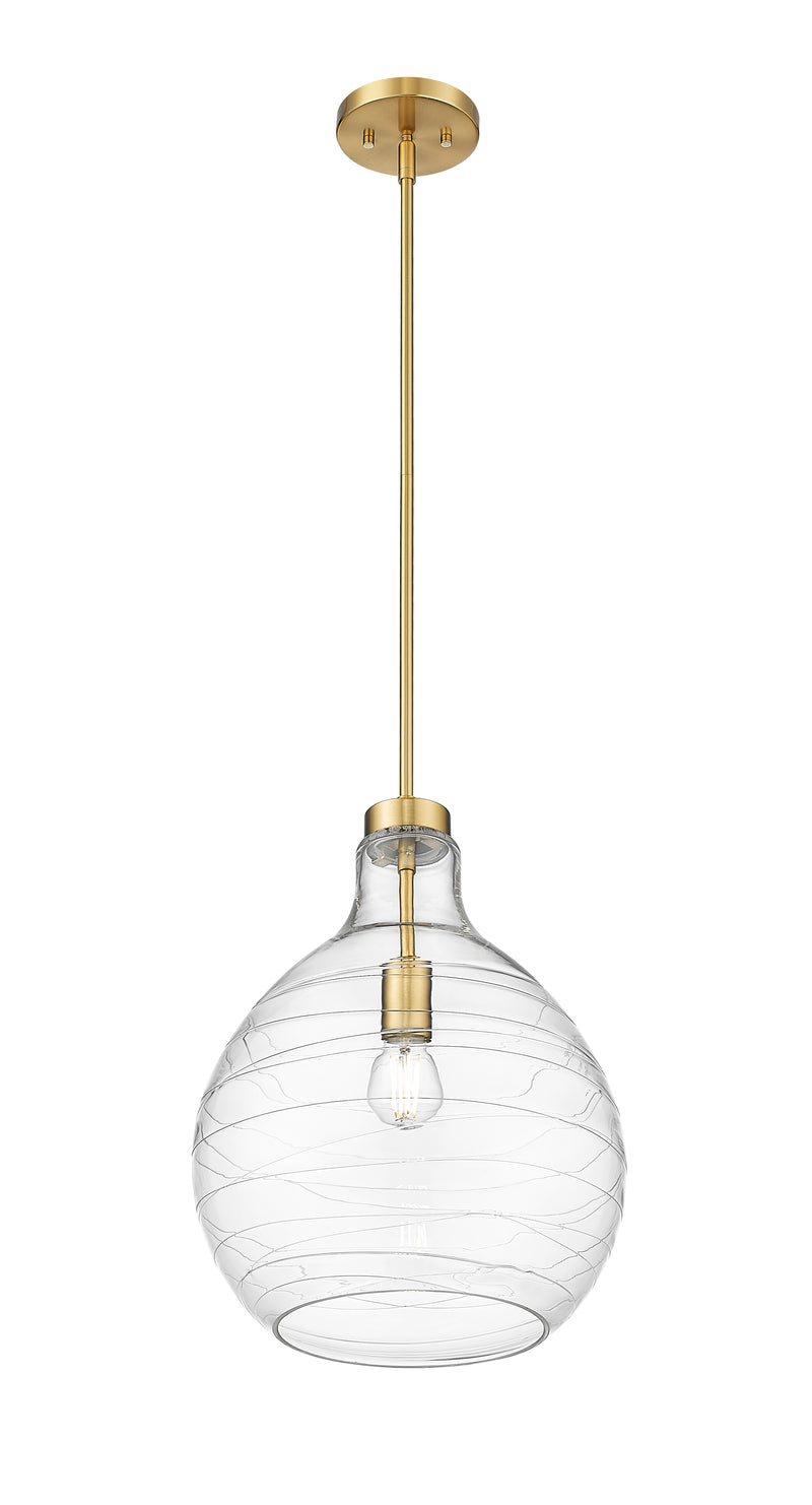 Bon Air 1 Light 13" Pendant in Modern Gold