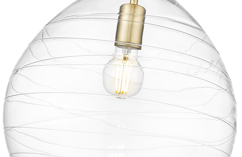Bon Air 1 Light 13" Pendant in Modern Gold
