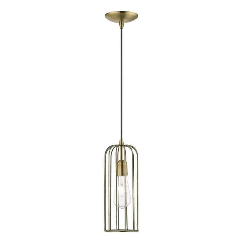 Glenbrook Pendant in Antique Brass