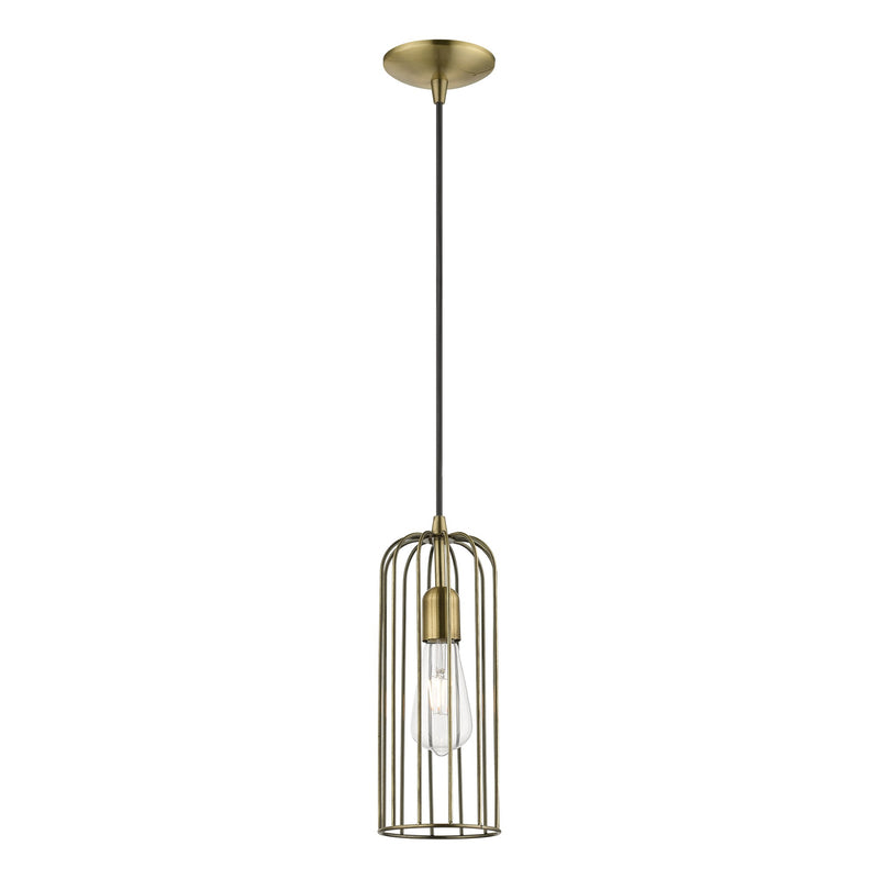 Glenbrook Pendant in Antique Brass