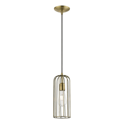 Glenbrook Pendant in Antique Brass