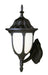 Hamilton 1-Light Wall Lantern in Black with Opal Glass