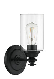 Dardyn 1 Light 6.5" Wall Sconce in Flat Black