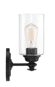 Dardyn 1 Light 6.5" Wall Sconce in Flat Black