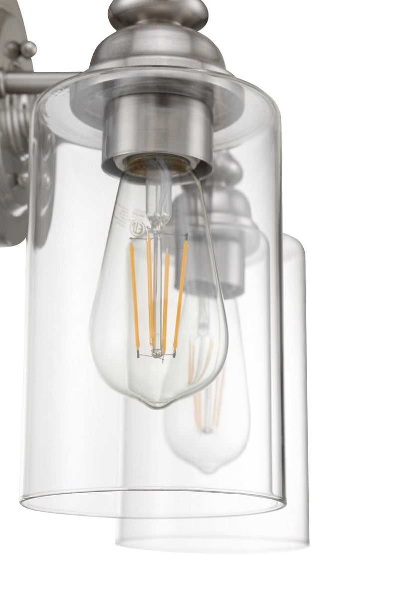 Dardyn 2 Light 13.38" Vanity in Brushed Polished Nickel