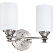 Dardyn 2 Light 13.38" Vanity in Brushed Polished Nickel