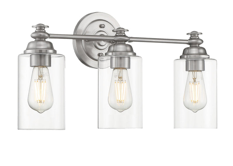 Dardyn 3 Light 21.5" Vanity in Brushed Polished Nickel