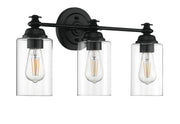 Dardyn 3 Light 21.5" Vanity in Flat Black