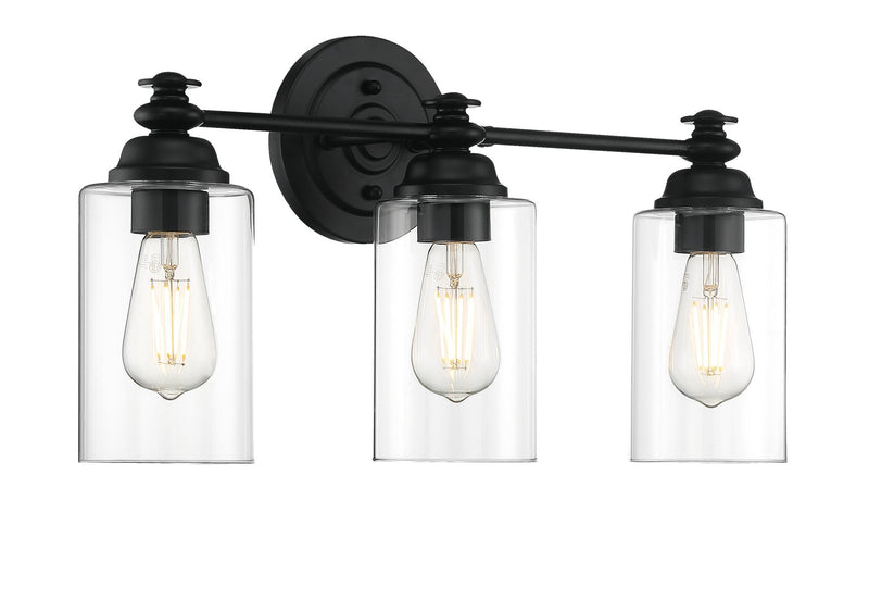 Dardyn 3 Light 21.5" Vanity in Flat Black