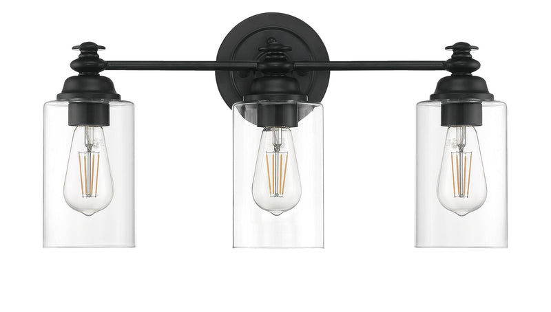 Dardyn 3 Light 21.5" Vanity in Flat Black