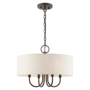 Blossom 4-Light Mini Chandelier in English Bronze