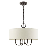 Blossom 4-Light Mini Chandelier in English Bronze