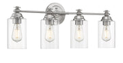 Dardyn 4 Light 29.5" Vanity in Brushed Polished Nickel