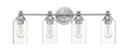 Dardyn 4 Light 29.5" Vanity in Brushed Polished Nickel