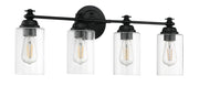 Dardyn 4 Light 29.5" Vanity in Flat Black