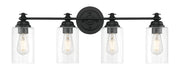 Dardyn 4 Light 29.5" Vanity in Flat Black