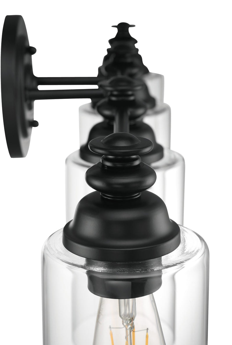 Dardyn 4 Light 29.5" Vanity in Flat Black