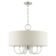 Blossom 7-Light Chandelier in Brushed Nickel