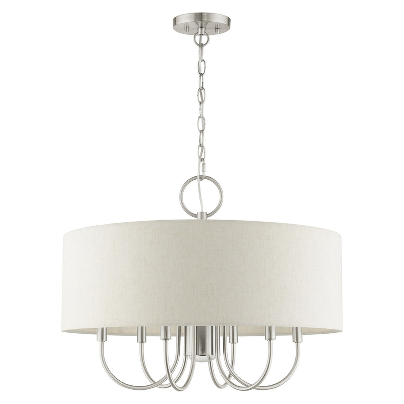 Blossom 7-Light Chandelier in Brushed Nickel