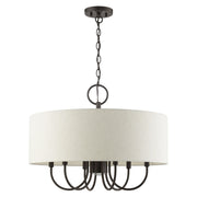 Blossom 7-Light Chandelier in English Bronze