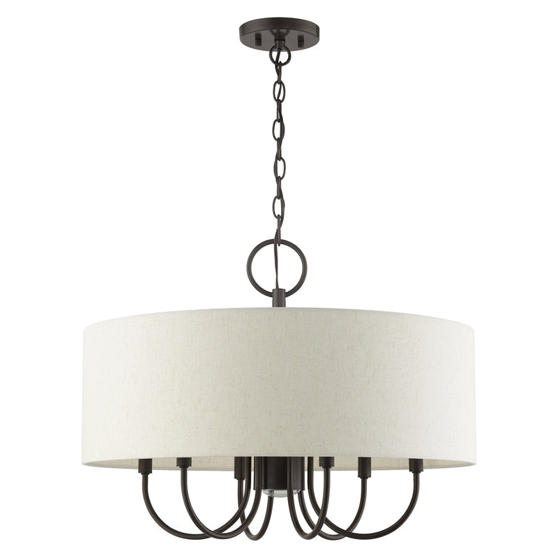 Blossom 7-Light Chandelier in English Bronze
