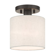 Blossom Petite Semi-Flush Mount in English Bronze