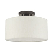 Blossom Medium Semi-Flush Mount in English Bronze