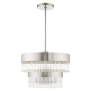 Norwich 20" Chandelier in Brushed Nickel
