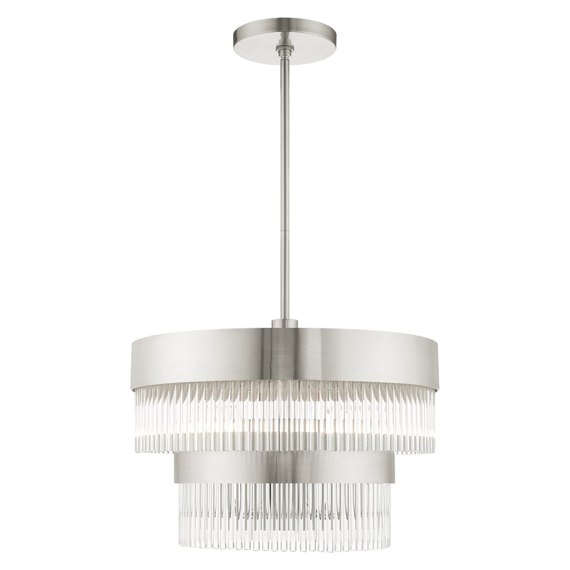 Norwich 20" Chandelier in Brushed Nickel
