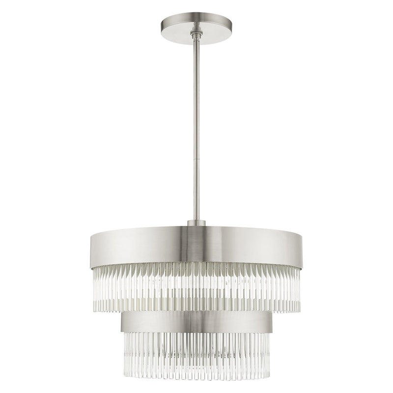 Norwich 20" Chandelier in Brushed Nickel