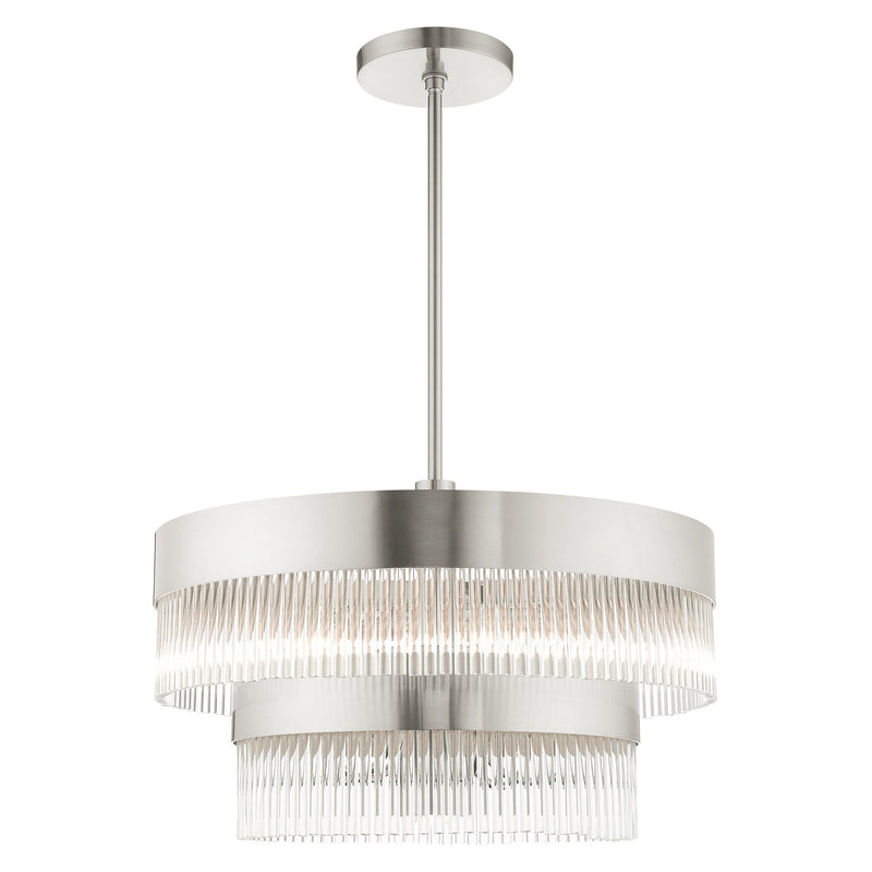 Norwich 24" Chandelier in Brushed Nickel