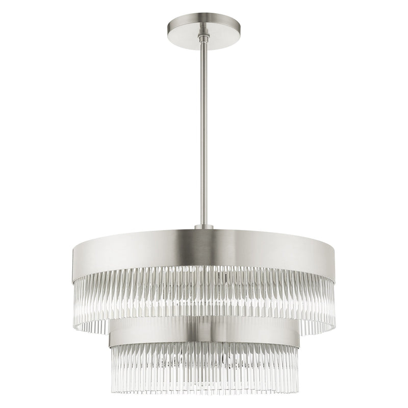 Norwich 24" Chandelier in Brushed Nickel