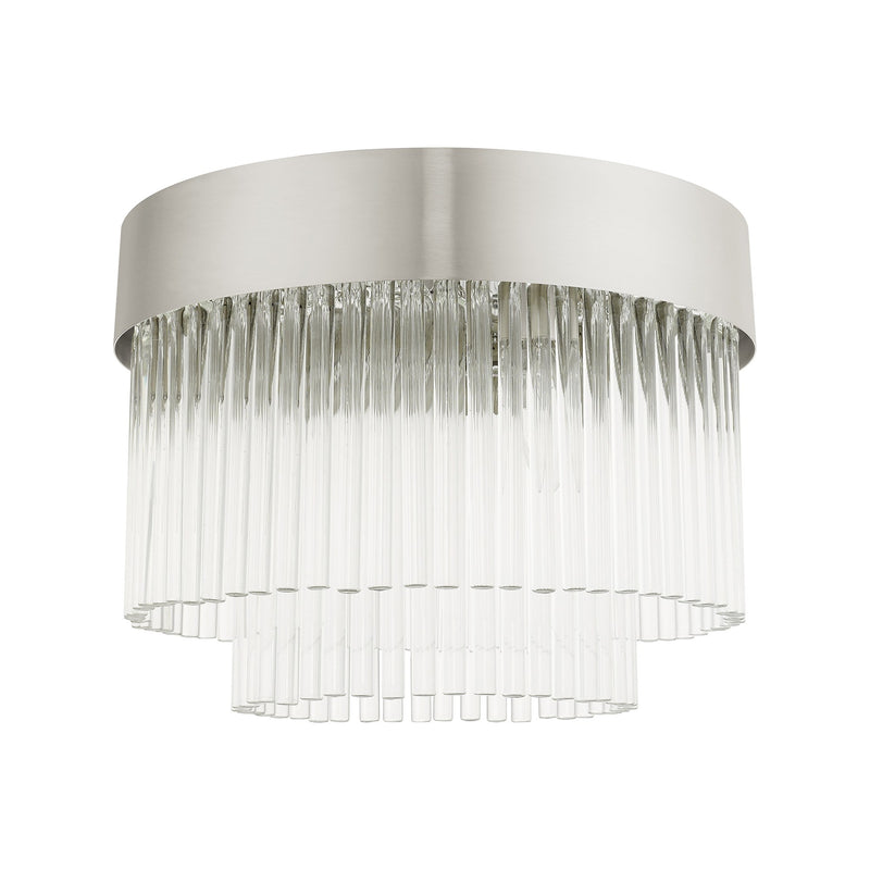 Norwich 4-Light Flush Mount in Brushed Nickel