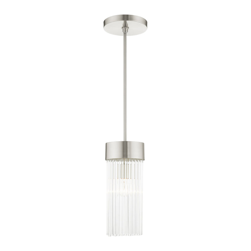 Norwich Mini Pendant in Brushed Nickel