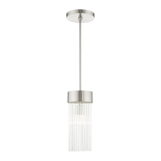 Norwich Mini Pendant in Brushed Nickel