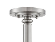 Dardyn 3 Light 13" Convertible Semi Flush in Brushed Polished Nickel