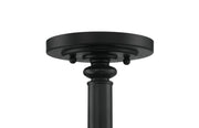 Dardyn 3 Light 13" Convertible Semi Flush in Flat Black
